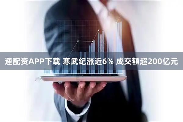 速配资APP下载 寒武纪涨近6% 成交额超200亿元